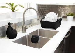 Umbra Seifenspender Joey mit Behälter für Schwamm, Schwarz -Angebote Bad & Sanitär Store 125979287 xxl 1