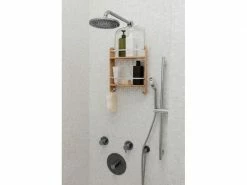 Umbra Duschmittelhalter Barrel Shower Braun/Silber, Bambus -Angebote Bad & Sanitär Store 125985478 xxl
