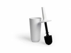 Umbra Toilettenbürste Corsa aus Keramik, Weiss