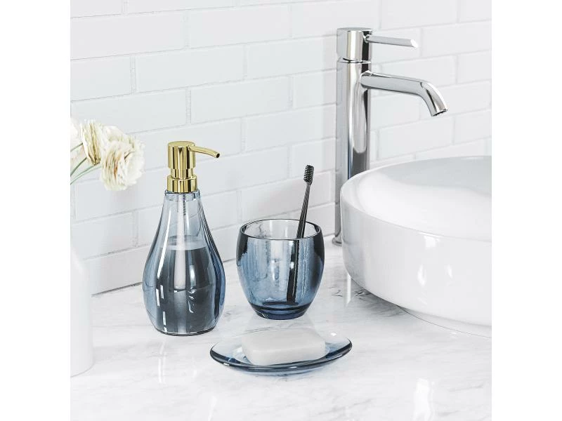 Umbra Seifenschale Droplet Blau 8 Umbra Seifenschale Droplet Blau – Bild 8