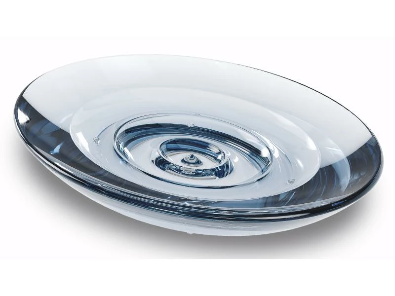 Umbra Seifenschale Droplet Blau 2 Umbra Seifenschale Droplet Blau – Bild 2