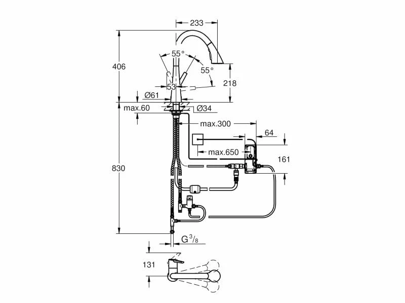 GROHE Küchenarmatur Zedra Touch 2 GROHE Küchenarmatur Zedra Touch – Bild 2