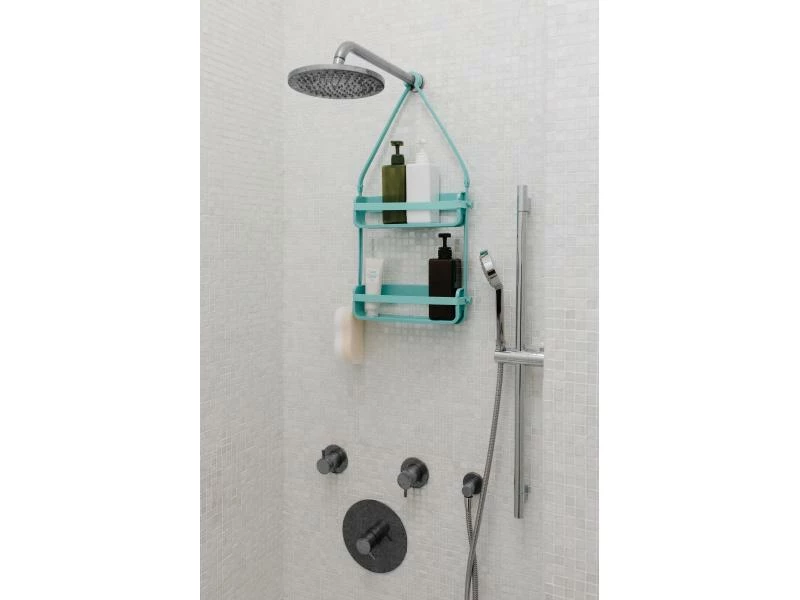 Umbra Duschmittelhalter Flex Hellblau 6 Umbra Duschmittelhalter Flex Hellblau – Bild 6