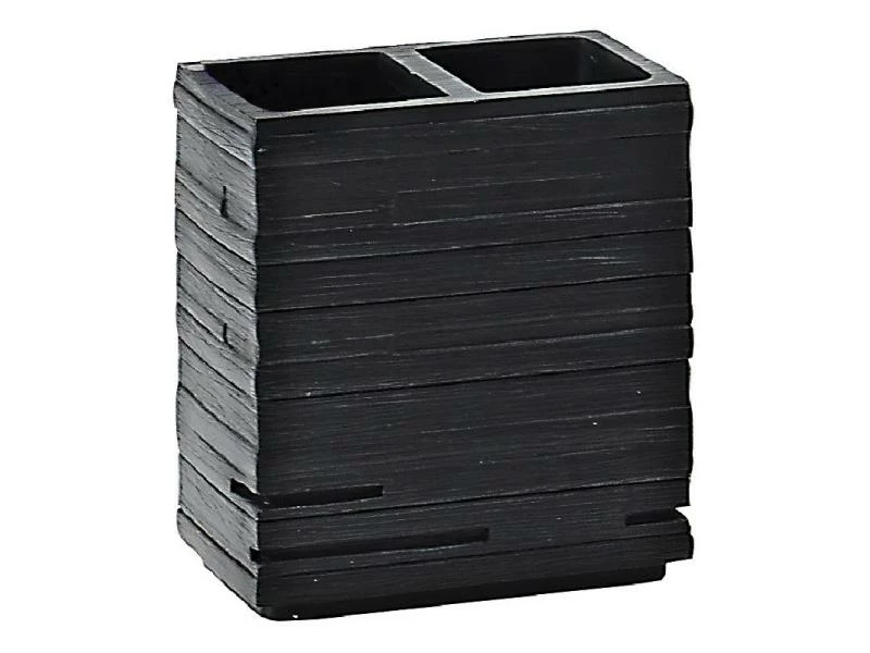 Diaqua Zahnbürstenhalter Quadrotto Schwarz 1 Diaqua Zahnbürstenhalter Quadrotto Schwarz