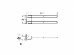 GROHE Handtuchhalter Selection doppelt, schwenkbar 7 GROHE Handtuchhalter Selection doppelt, schwenkbar -Angebote Bad & Sanitär Store 181638076 xxl