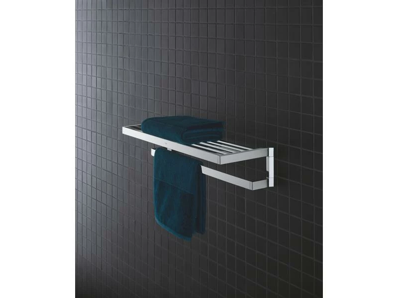 GROHE Handtuchhalter Selection Cube mit Ablage 2 GROHE Handtuchhalter Selection Cube mit Ablage – Bild 2