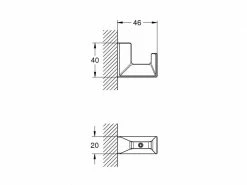 GROHE Haken Selection Cube Chrom 7 GROHE Haken Selection Cube Chrom -Angebote Bad & Sanitär Store 181638143 xxl