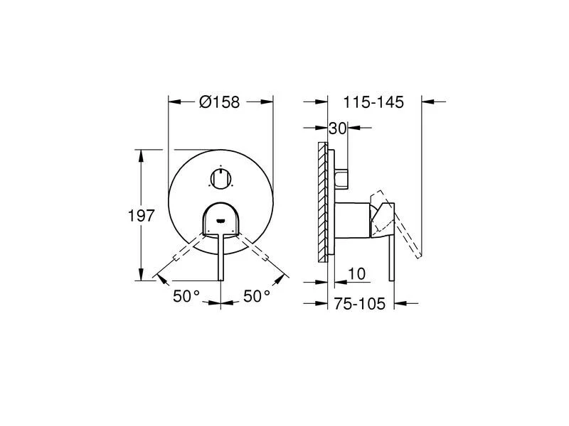 GROHE PLUS Einhandbatterie mit 3-Wege-Umstellung 2 GROHE PLUS Einhandbatterie mit 3-Wege-Umstellung – Bild 2