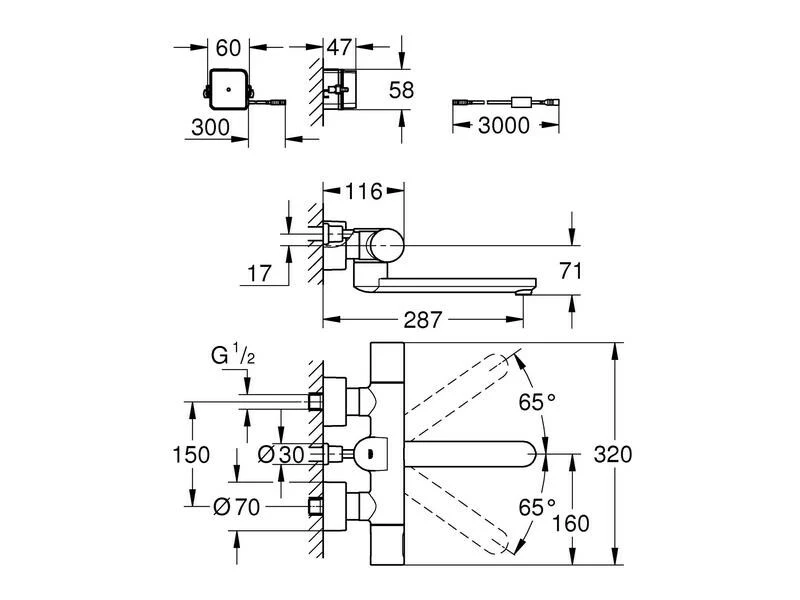 GROHE Elektronische Armatur Eurosmart CE 2 GROHE Elektronische Armatur Eurosmart CE – Bild 2