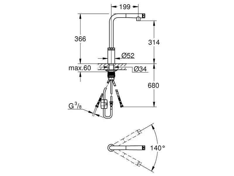 GROHE Küchenarmatur Minta Smart Control 3 GROHE Küchenarmatur Minta Smart Control – Bild 3
