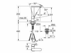 Lavaboarmatur GROHE Plus 1/2" L-SIZE 13 Lavaboarmatur GROHE Plus 1/2" L-SIZE -Angebote Bad & Sanitär Store 183877609 xxl