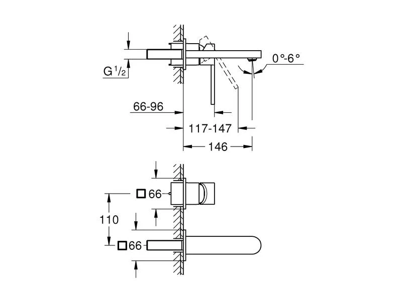 Lavaboarmatur GROHE PLUS 2-Loch 6 Lavaboarmatur GROHE PLUS 2-Loch – Bild 6