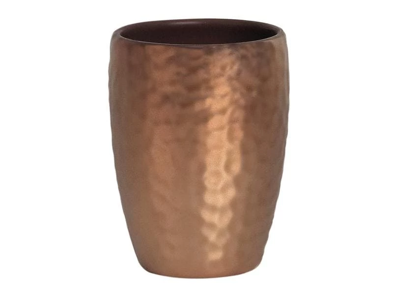 Spirella Zahnputzbecher Darwin Hammered Kupfer, Steinzeug 1 Spirella Zahnputzbecher Darwin Hammered Kupfer, Steinzeug