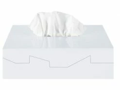 Spirella Kosmetiktuchbox Silhouette Weiss, Kunststoff