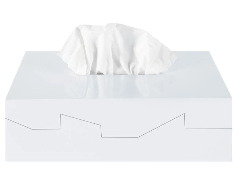 Spirella Kosmetiktuchbox Silhouette Weiss, Kunststoff 1 Spirella Kosmetiktuchbox Silhouette Weiss, Kunststoff