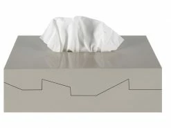 Spirella Kosmetiktuchbox Silhouette Taupe, Kunststoff