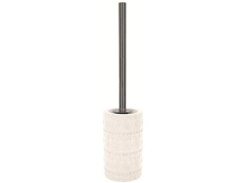 Spirella Toilettenbürste Relief Weiss, Porzellan 1 Spirella Toilettenbürste Relief Weiss, Porzellan