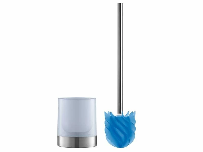 Toilettenbürste LOOMAID aus Silikon, Blau, schmutzabweisend 1 Toilettenbürste LOOMAID aus Silikon, Blau, schmutzabweisend