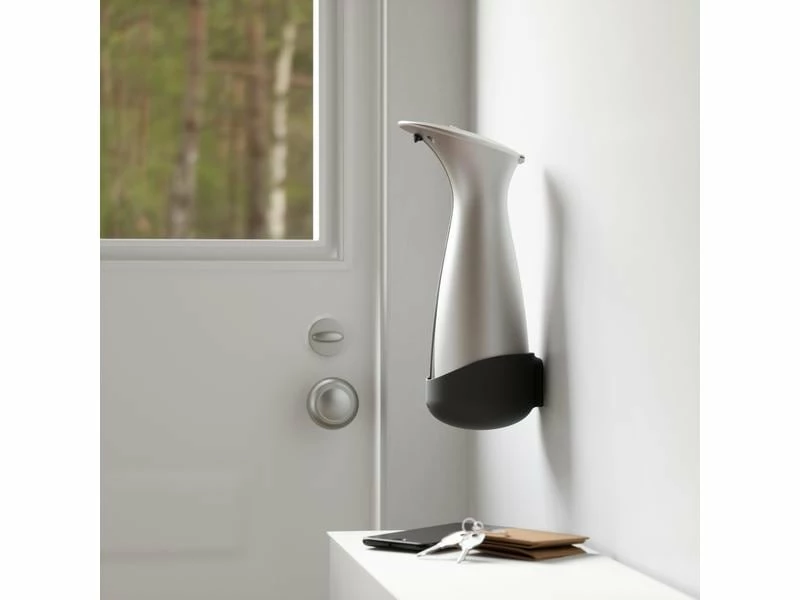 Umbra Sensorspender Otto mit Wandhalterung, Silber 4 Umbra Sensorspender Otto mit Wandhalterung, Silber – Bild 4
