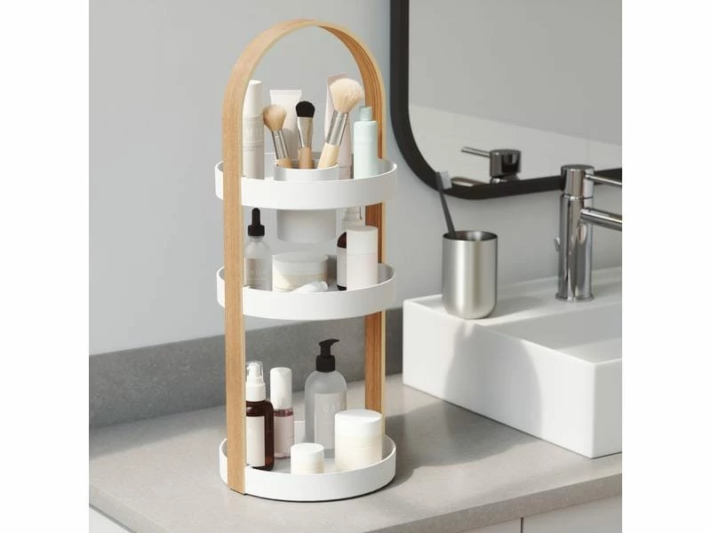 Umbra Bad-Utensilienhalter Bellwood Holz, Weiss 4 Umbra Bad-Utensilienhalter Bellwood Holz, Weiss – Bild 4