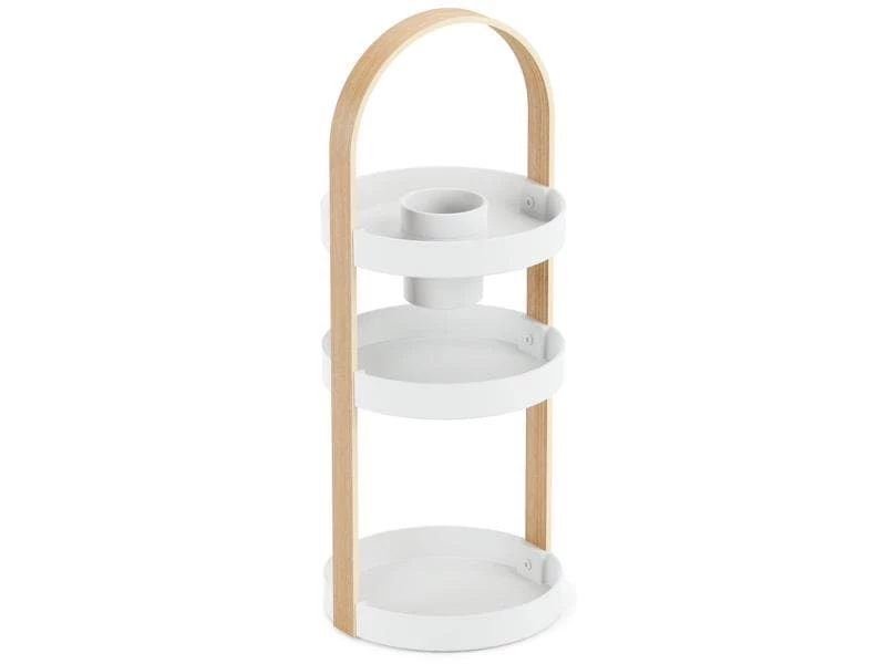 Umbra Bad-Utensilienhalter Bellwood Holz, Weiss 1 Umbra Bad-Utensilienhalter Bellwood Holz, Weiss