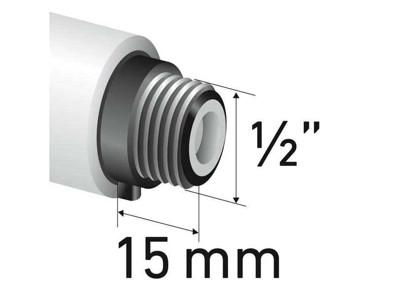 Diaqua Küchenbrause New Look 1/2" Weiss 4 Diaqua Küchenbrause New Look 1/2" Weiss – Bild 4