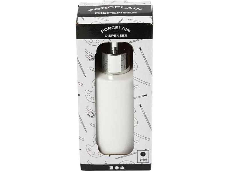 Creativ Company Seifenspender 150 ml, Weiss 2 Creativ Company Seifenspender 150 ml, Weiss – Bild 2