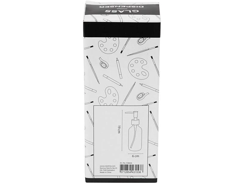 Creativ Company Seifenspender 230 ml, Transparent 4 Creativ Company Seifenspender 230 ml, Transparent – Bild 4