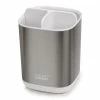 Joseph Joseph Zahnputzbecher Easy Store Silber