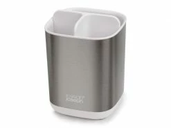 Joseph Joseph Zahnputzbecher Easy Store Silber