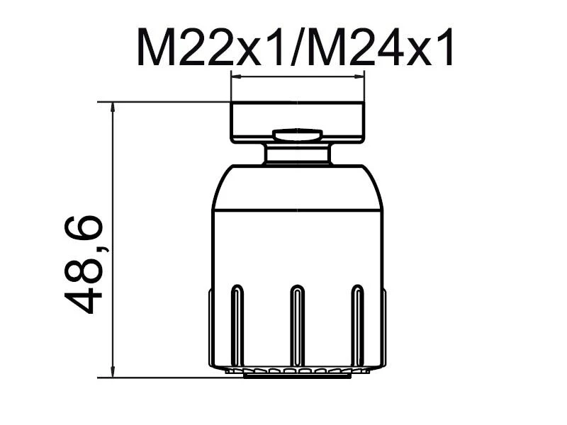 NEOPERL Strahlregler VARIOlino M22 x 1, M24 x 1, mit Kugelgelenk 4 NEOPERL Strahlregler VARIOlino M22 x 1, M24 x 1, mit Kugelgelenk – Bild 4