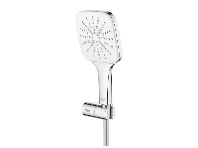 GROHE Duschbrausen-Set Rainshower SmartActive 130 Cube Moon White 2 GROHE Duschbrausen-Set Rainshower SmartActive 130 Cube Moon White – Bild 2
