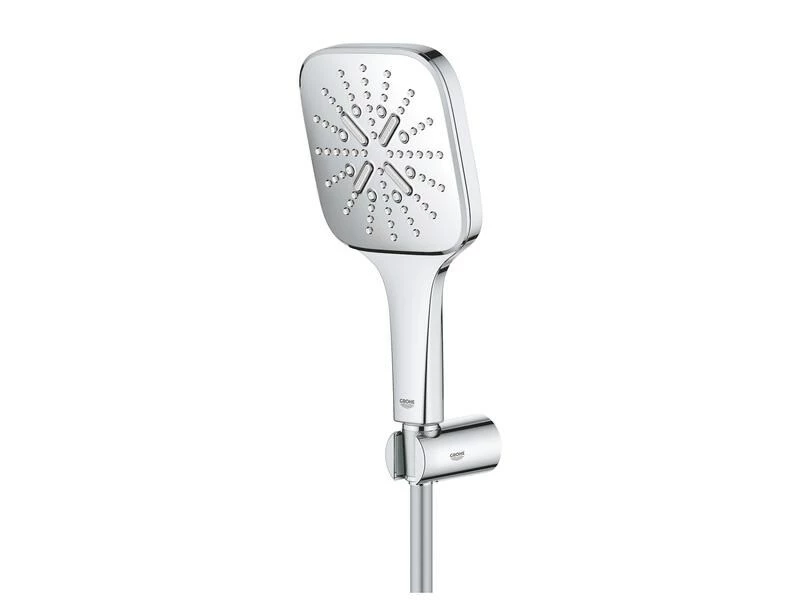 GROHE Duschbrausen-Set Rainshower SmartActive 130 Cube Chrom 2 GROHE Duschbrausen-Set Rainshower SmartActive 130 Cube Chrom – Bild 2