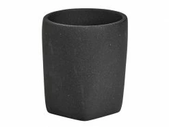 Zeller Present Zahnputzbecher Dark Stone Schwarz