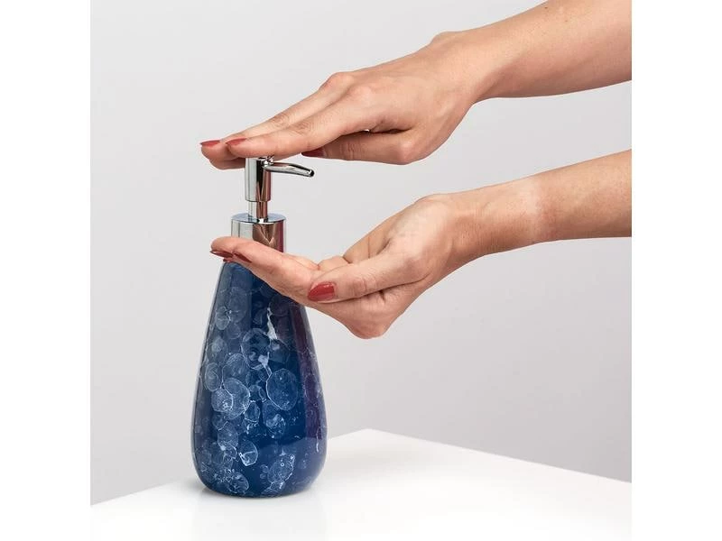 Zeller Present Seifenspender Blue Marble 400 ml, Blau 2 Zeller Present Seifenspender Blue Marble 400 ml, Blau – Bild 2