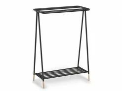 Zeller Present Handtuchhalter Schwarz