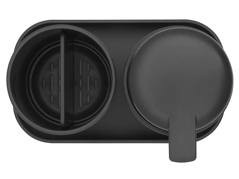 Brabantia Seifenspender-Set mit Zahnputzbecher und Schale Schwarz 4 Brabantia Seifenspender-Set mit Zahnputzbecher und Schale Schwarz – Bild 4