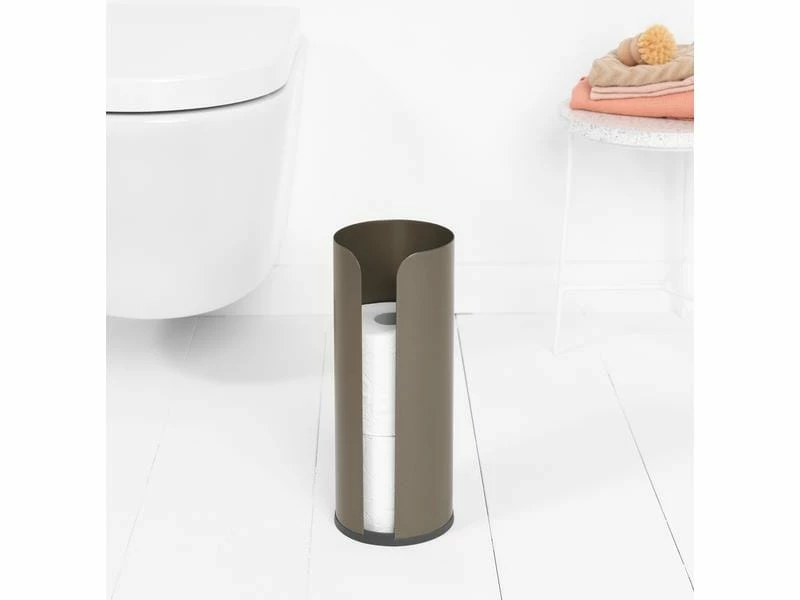 Brabantia Toilettenpapierhalter für 3 Rollen, Platinium 6 Brabantia Toilettenpapierhalter für 3 Rollen, Platinium – Bild 6