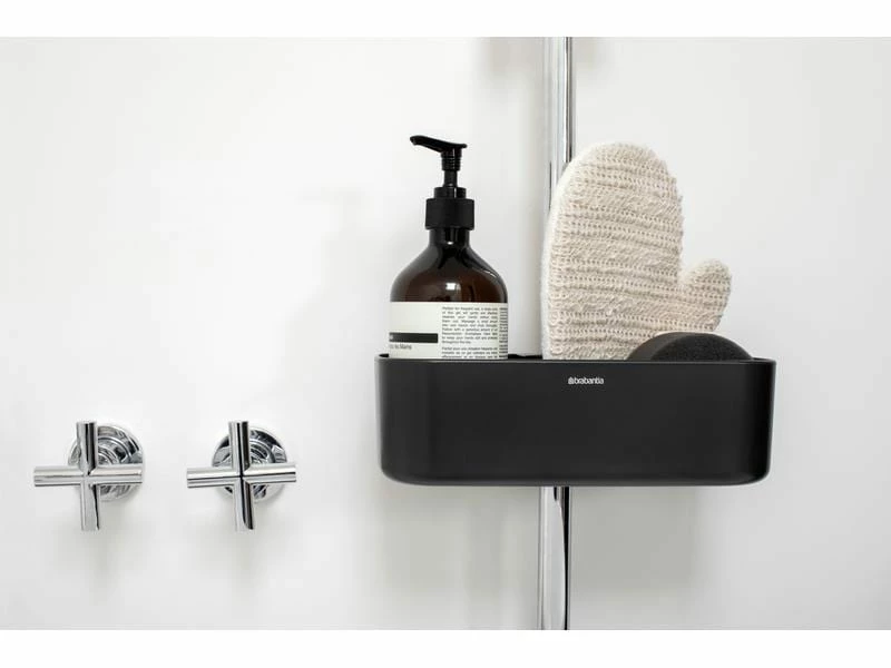 Brabantia Duschmittelhalter 13.3 x 24.4 cm, Schwarz 6 Brabantia Duschmittelhalter 13.3 x 24.4 cm, Schwarz – Bild 6