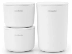 Brabantia Aufbewahrungsdose im 3er Set, Weiss