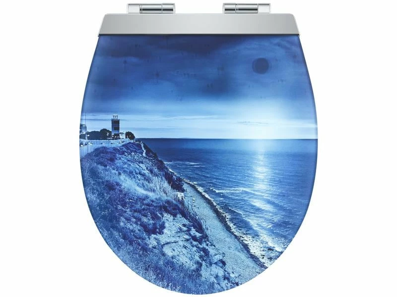 Diaqua Toilettensitz Menton LED Night Beach Blau 1 Diaqua Toilettensitz Menton LED Night Beach Blau
