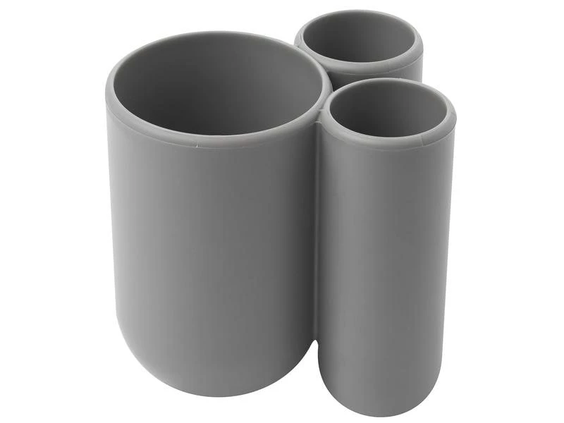 Umbra Zahnputzbecher Touch Grau 1 Umbra Zahnputzbecher Touch Grau