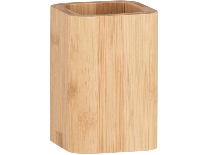 Wenko Zahnputzbecher Bambusa Nature 2 Wenko Zahnputzbecher Bambusa Nature – Bild 2