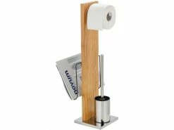 Wenko Toilettengarnitur Portofino mit Zeitungshalter, Natur -Angebote Bad & Sanitär Store 202671005 xxl