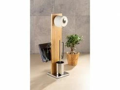 Wenko Toilettengarnitur Portofino mit Zeitungshalter, Natur -Angebote Bad & Sanitär Store 202671009 xxl