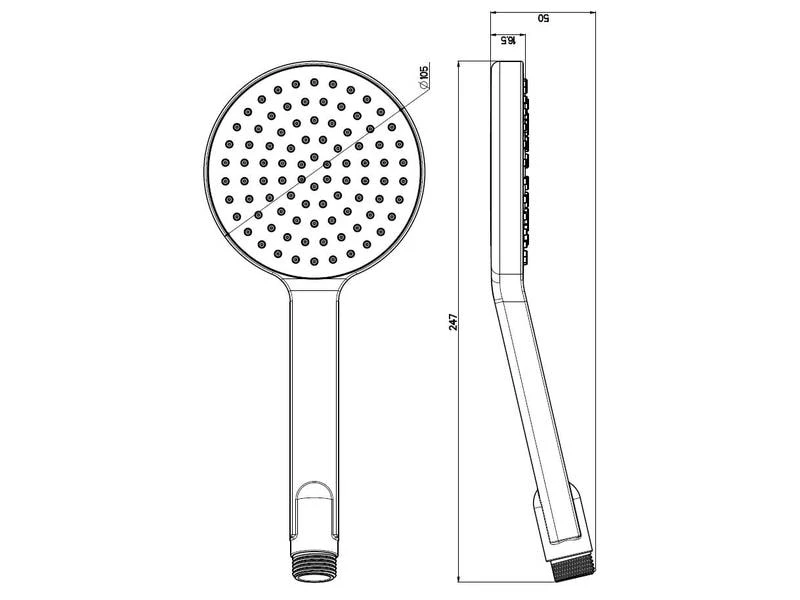 Nikles Kopfbrause Fresh 105 Uno 2 Nikles Kopfbrause Fresh 105 Uno – Bild 2