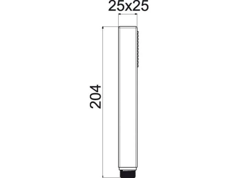 Nikles Handbrause Stilo Quadro 2 Nikles Handbrause Stilo Quadro – Bild 2