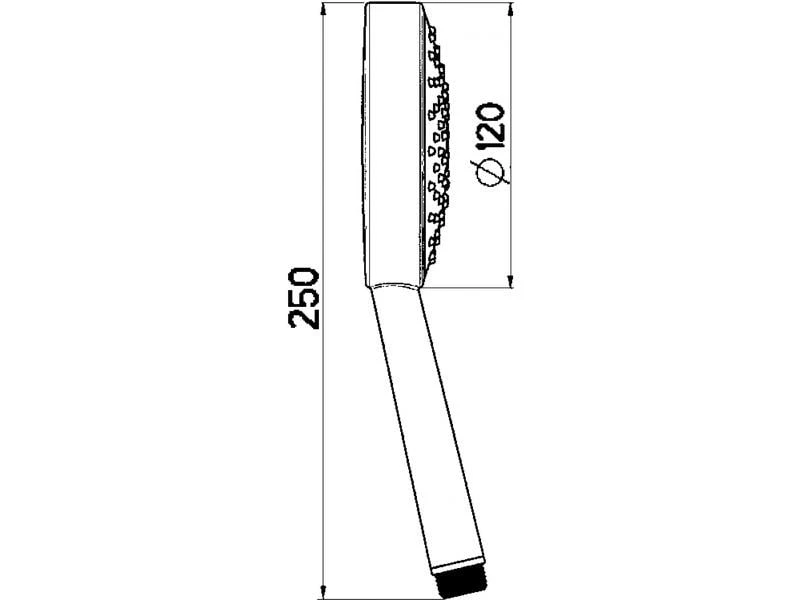Nikles Handbrause XL Techno 120 3S 2 Nikles Handbrause XL Techno 120 3S – Bild 2