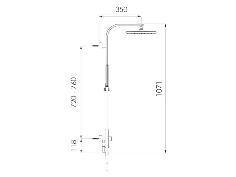 Nikles Duschsystem 6 Pure 2 Nikles Duschsystem 6 Pure – Bild 2