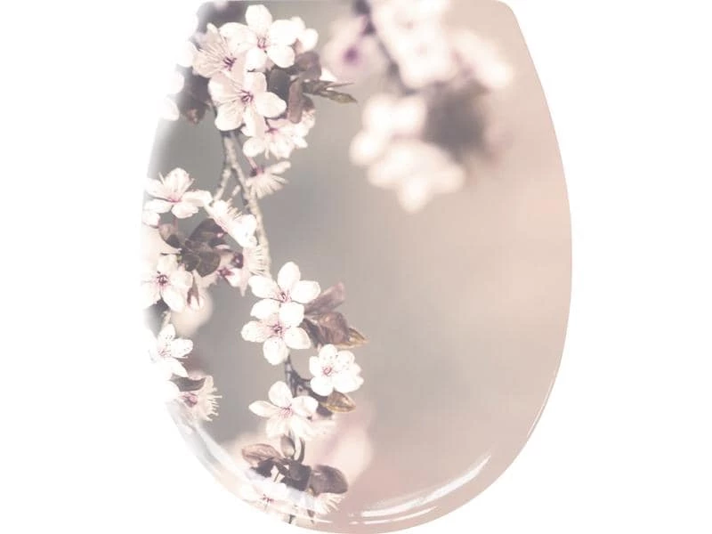 Kleine Wolke Toilettensitz Blossom mit Absenkautomatik, Mehrfarbig 1 Kleine Wolke Toilettensitz Blossom mit Absenkautomatik, Mehrfarbig